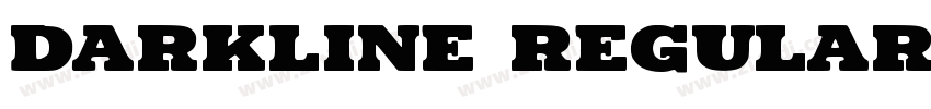 Darkline Regular字体转换